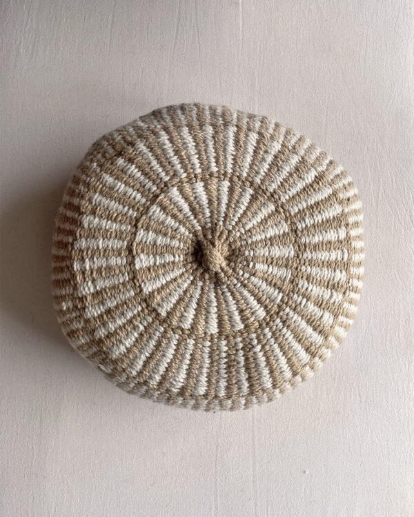 Round Cushion - Beige & Natural (M)