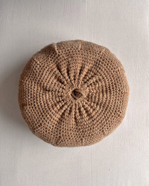 Round Cushion - Camel & Natural (M)