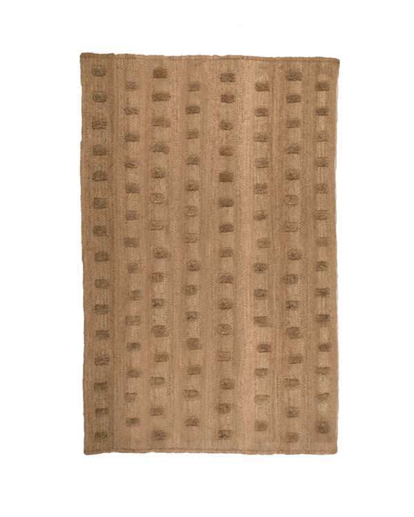 AndinaDecor Pom Pom brown rug