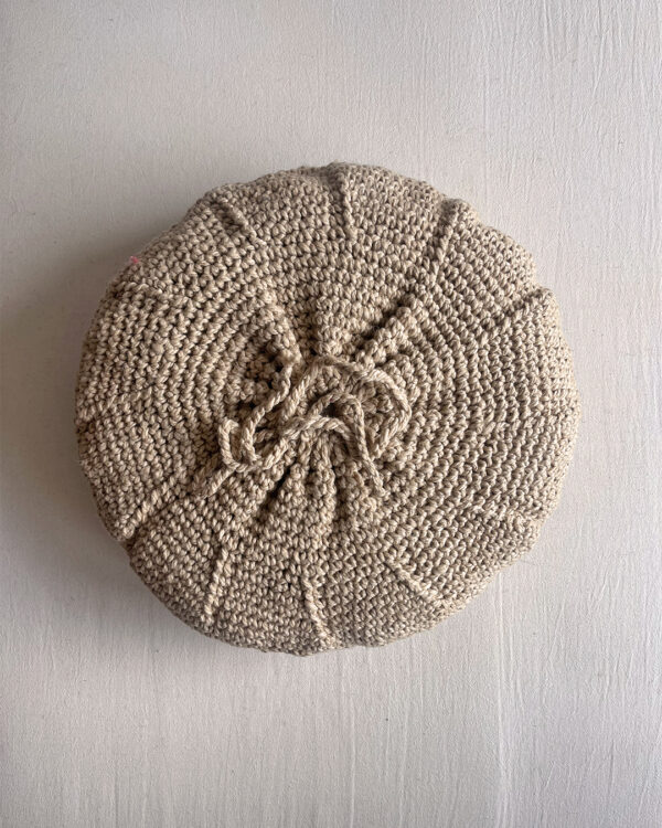 Round Cushion - Beige (L) - Image 2