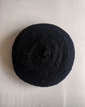 Round Cushion - Black (L)