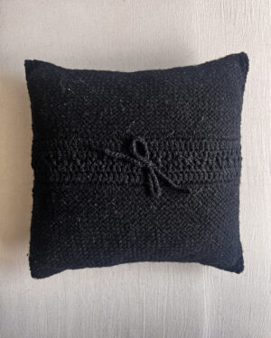 Square Cushion –  Black (L)