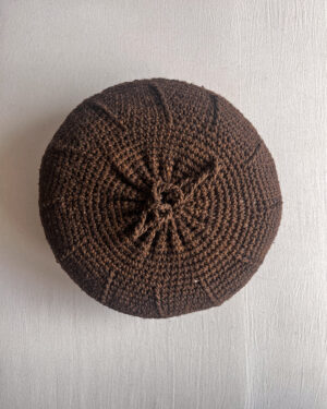 Round Cushion - Chocolate (L)