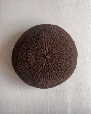 Round Cushion - Chocolate (L)