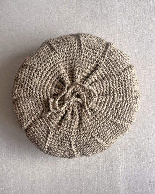 Round Cushion - Beige (L) - Image 2