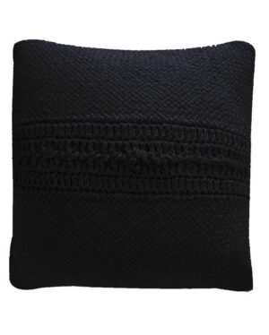 Square Cushion –  Black (L)