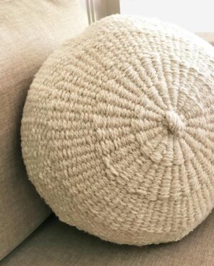 Round Cushion - Natural (L)