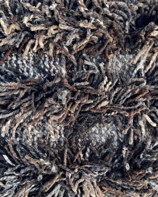 Long Cut Pile Rug - Coffee - Image 3