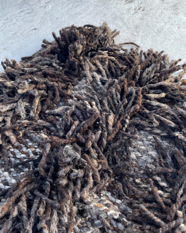 Long Cut Pile Rug - Coffee - Image 2