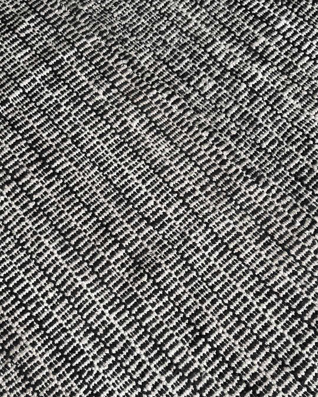 Comb Rug - Black & Natural - Image 2