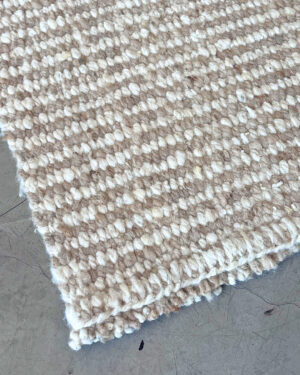 Striped Rug - Sand & Natural