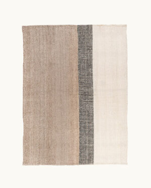 Chaco Rug - Sand, Natural & Black