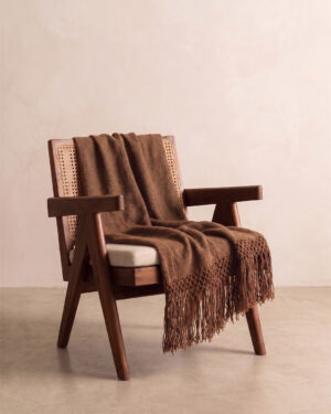 Llama Throw – Oak