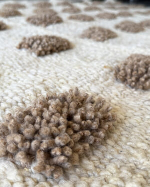 Alfombra Pom Pom - Natural y Arena