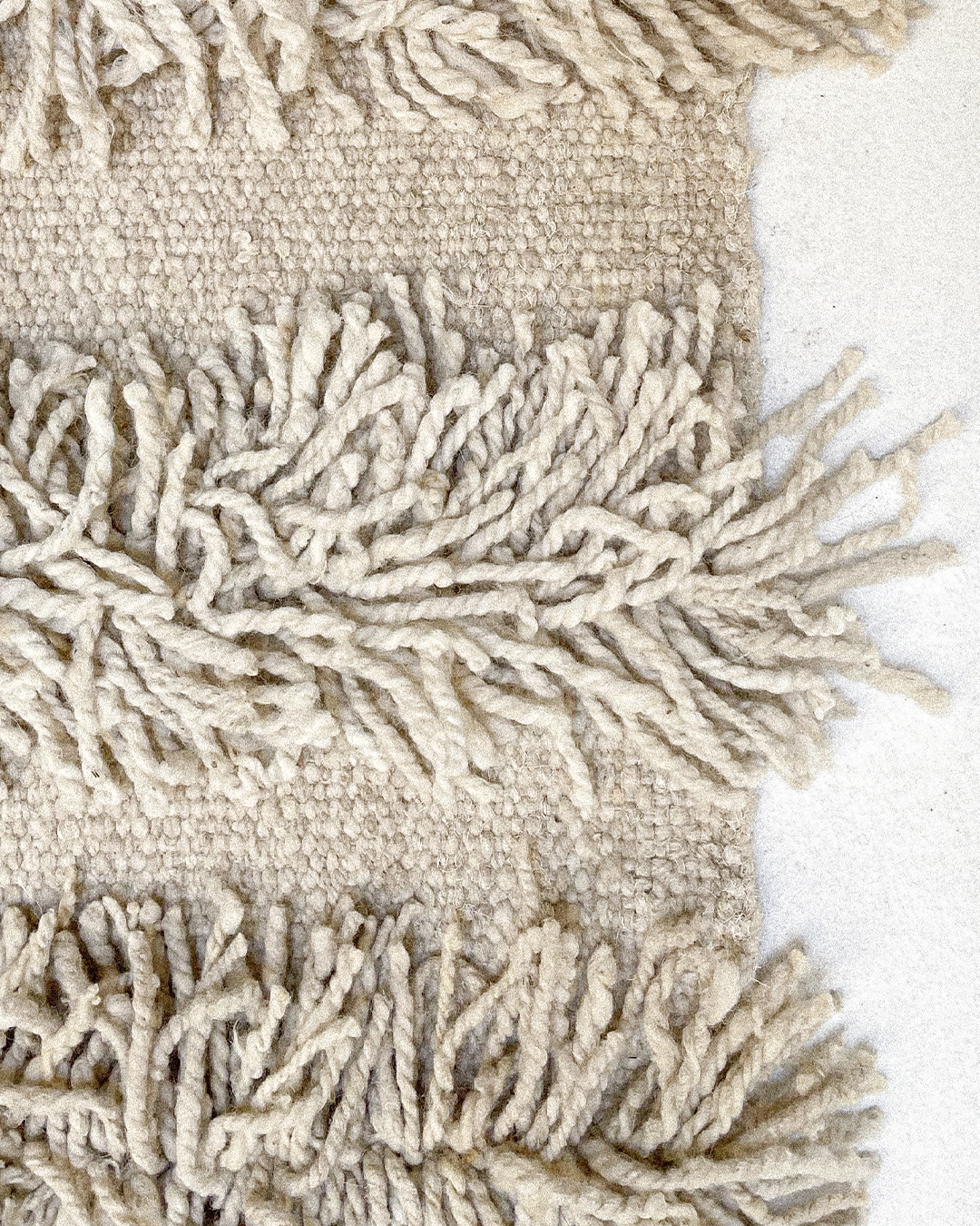 Long Cut Pile Rug - Natural - Image 2