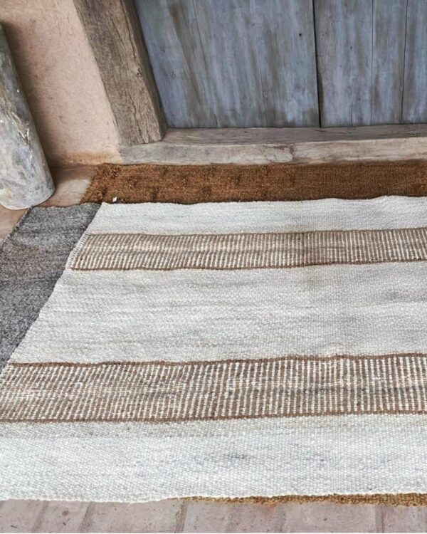 Stairs Rug - Natural & Wood • ANDINA