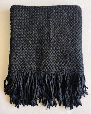 Wool Throw - Black