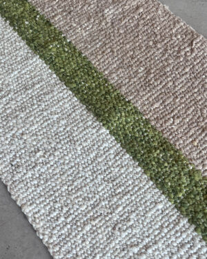 Runner Rug - Sand, Moss & Natural