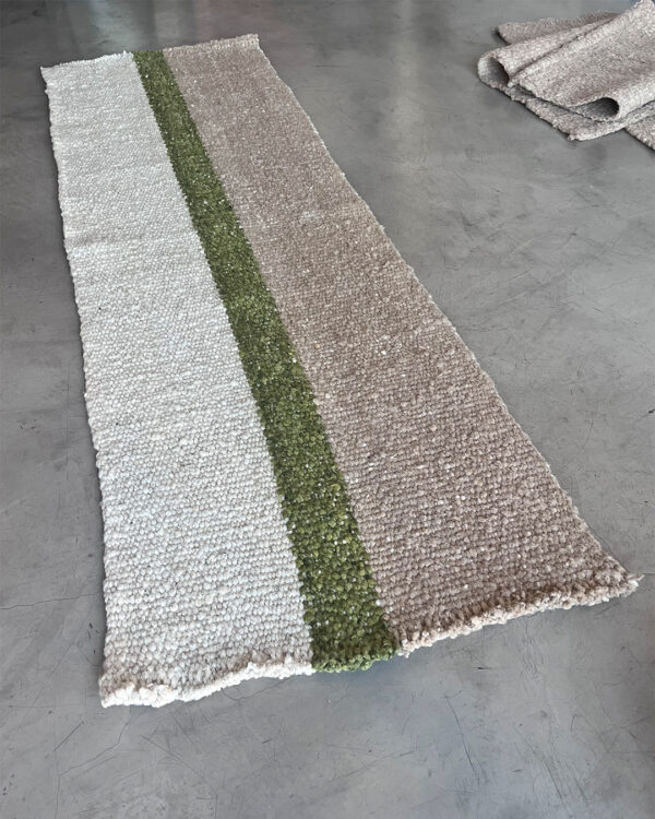 Runner Rug - Sand, Moss & Natural - Image 4