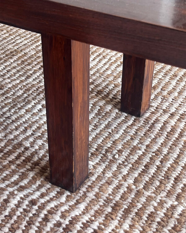 Striped Rug - Wood & Natural