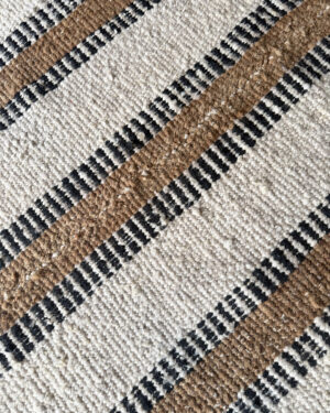 Yunga Rug - Natural, Wood & Black