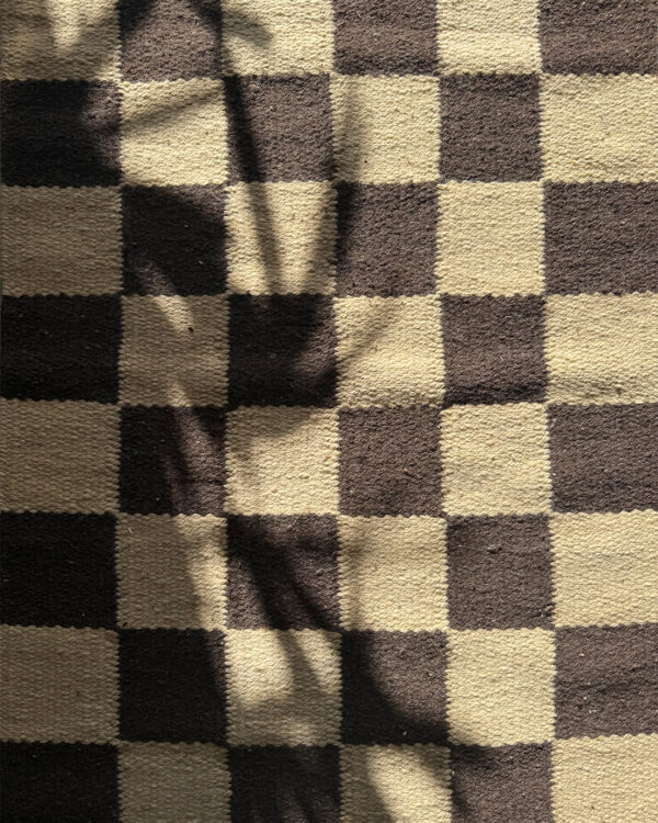 Checkered Runner - Sand & Black - Image 2