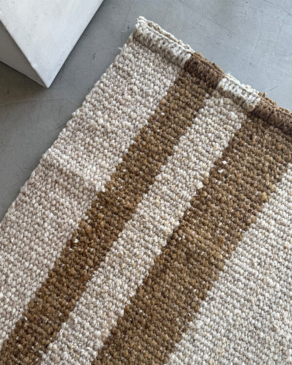 Area Rug - Sand & Wood Stripes - Image 3