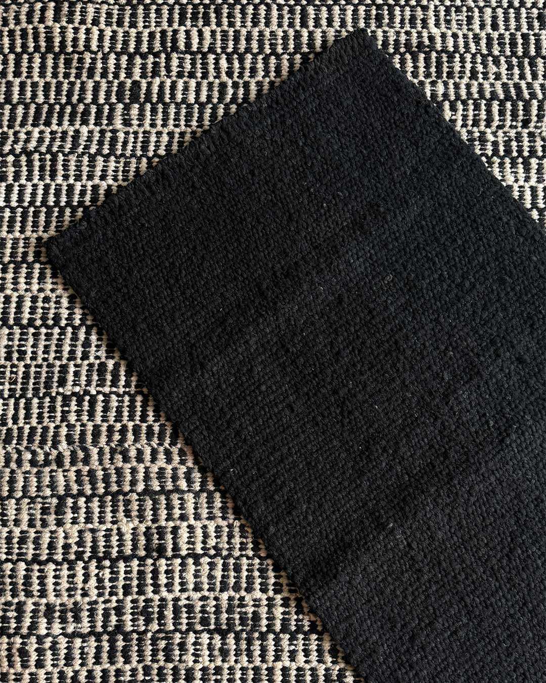 Solid Runner Rug – Black - Image 4