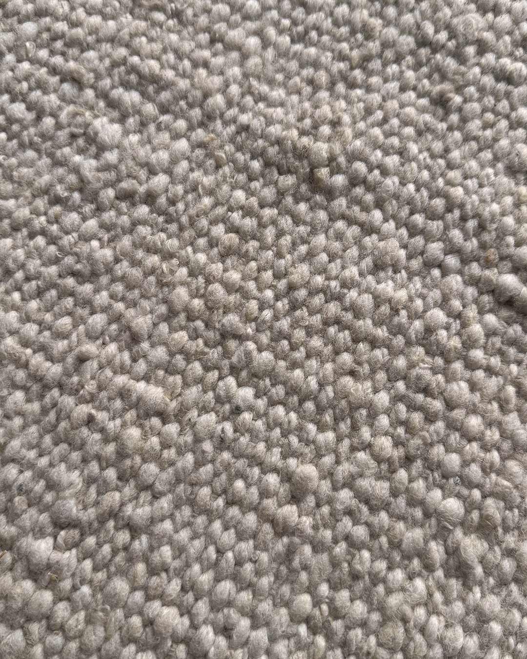 Solid Fringed Rug – Natural - Image 3