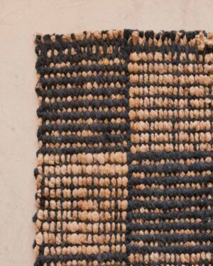 Calandria Rug – Wood & Black